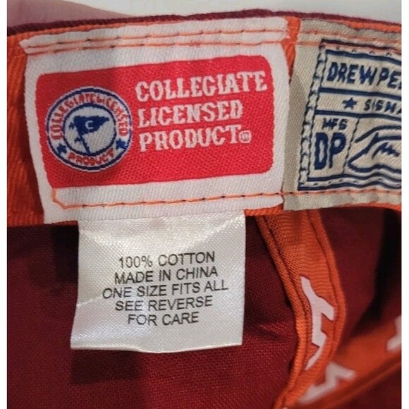 Virginia Tech Hokies VT Hat Drew Pearson Signature Series Cap RARE Adjustable - Picture 6 of 6